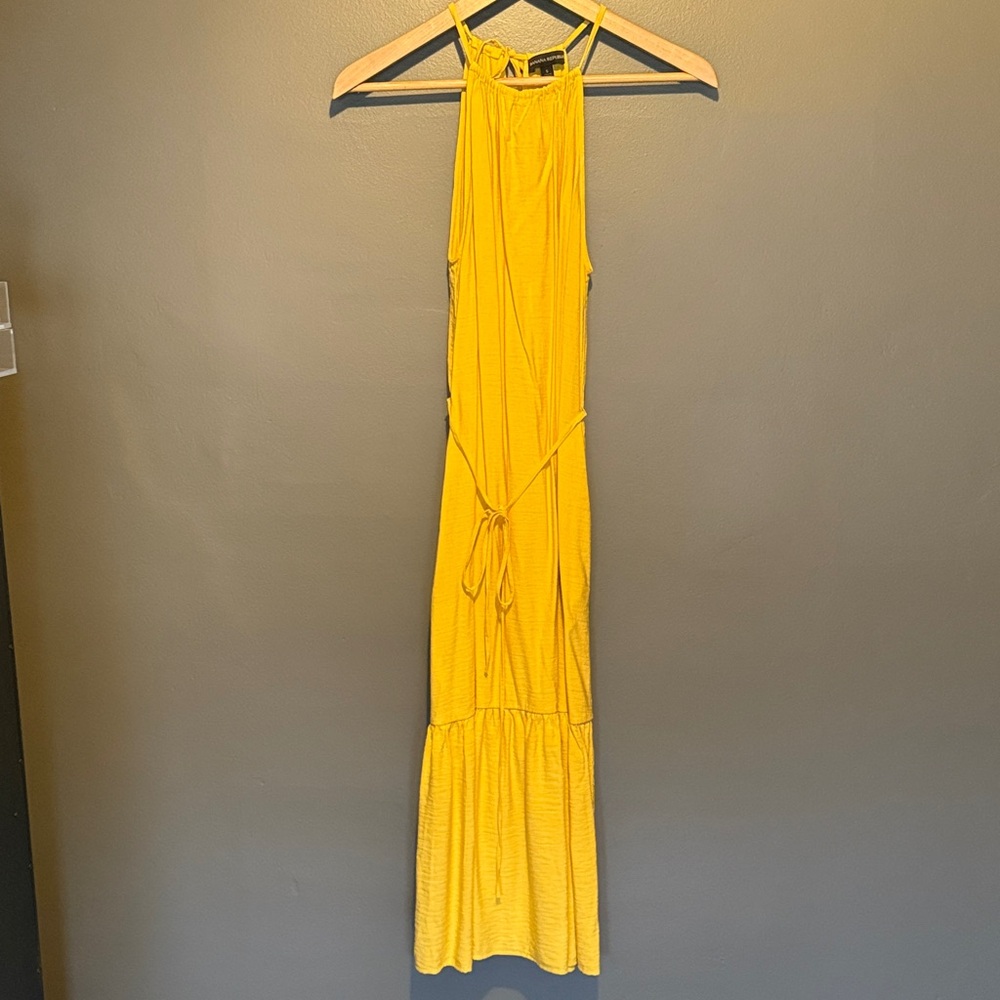 Banana Republic Yellow Maxi Dress